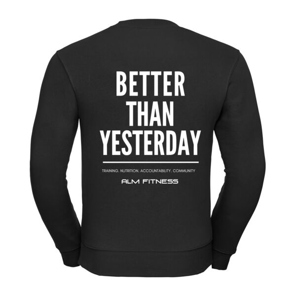 ALM Fitness - Better than Yesterday-Sweatshirt Thumbnail