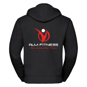 ALM Fitness - Authentic zipped hooded sweat Thumbnail
