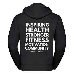 ALM Fitness - Get Inspired - Authentic zipped hooded sweat Thumbnail