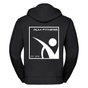 ALM Fitness - Est 2010 - Authentic zipped hooded sweat Thumbnail