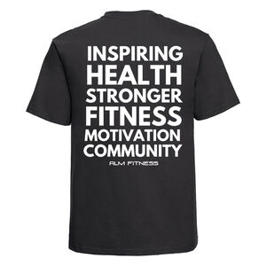 ALM Fitness - Get-Inspired-Classic Heavyweight Combed Cotton T-Shirt Thumbnail