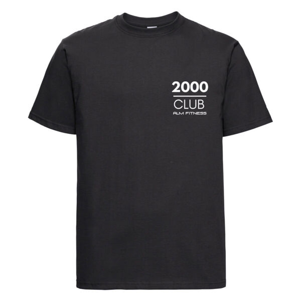 ALM Fitness  - 2000 Club Classic Heavyweight Combed Cotton T-Shirt Thumbnail