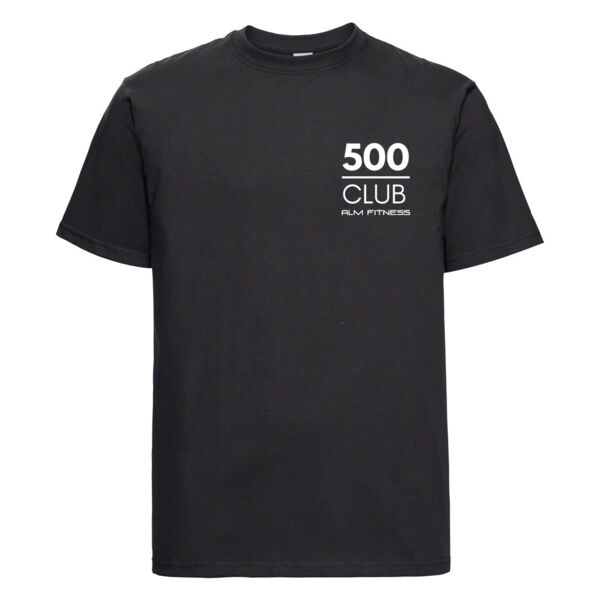 ALM Fitness  - 500 Club Classic Heavyweight Combed Cotton T-Shirt Thumbnail