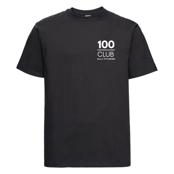 ALM Fitness  - 100 Club Classic Heavyweight Combed Cotton T-Shirt Thumbnail