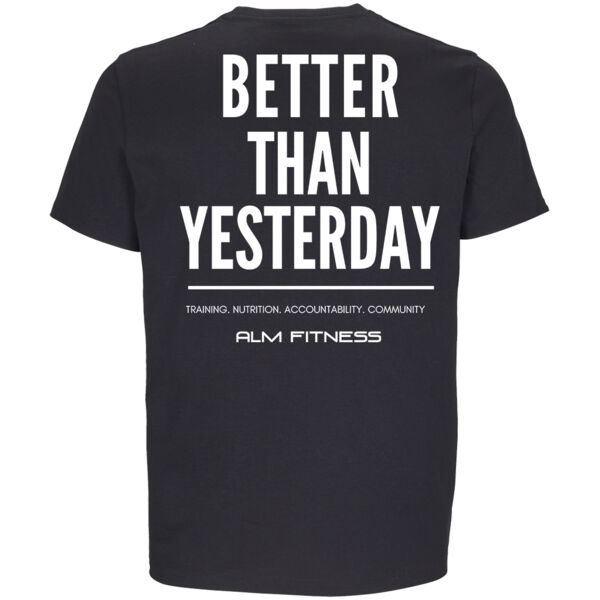 ALM FITNESS -BETTER THAN YESTERDAY-UNISEX LEGEND ORGANIC T-SHIRT Thumbnail