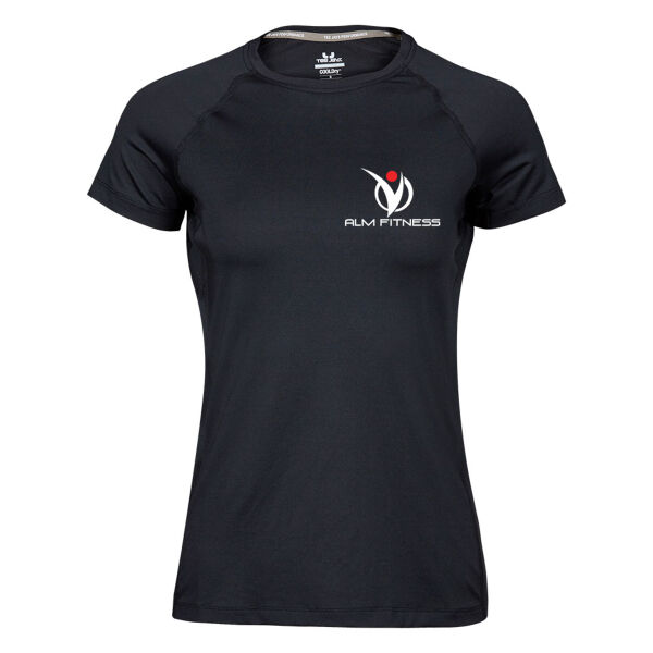 ALM FITNESS  - Wolf Run Women’s CoolDry tee Thumbnail