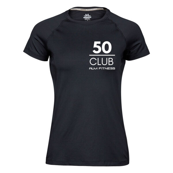 ALM Fitness - 50 Club Women’s CoolDry tee Thumbnail